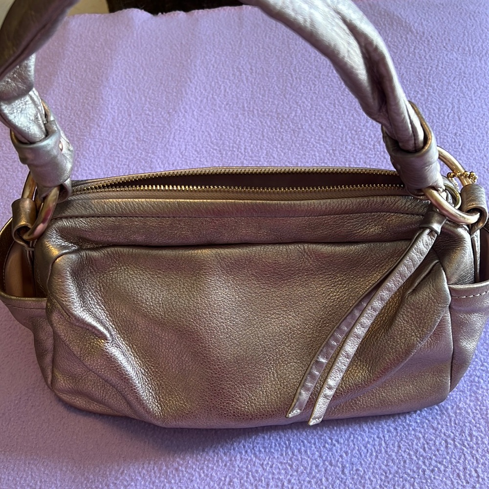 Gold Coach bag